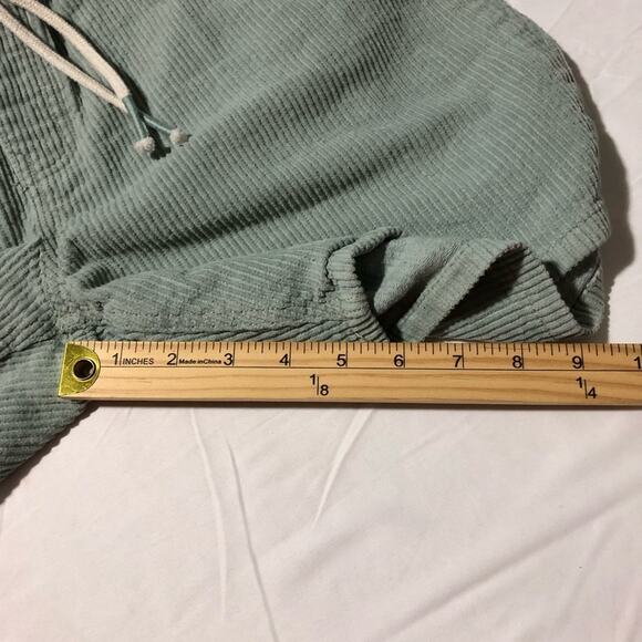 Drill Essentials L wide wale light blue elastic waist corduroy shorts skater - Picture 6 of 9